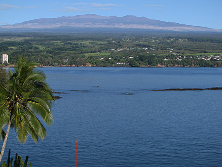 Mauna Kea, seen from Hilo.