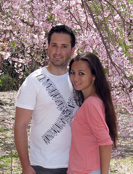 My son-in-law and daughter, Ed and Dallas White, in Kumamoto.