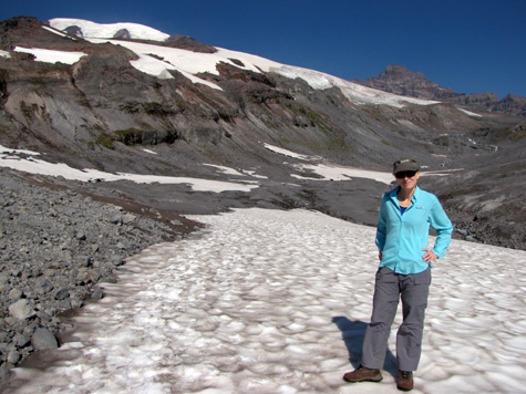 Me, on the remnant of Paradise Glacier