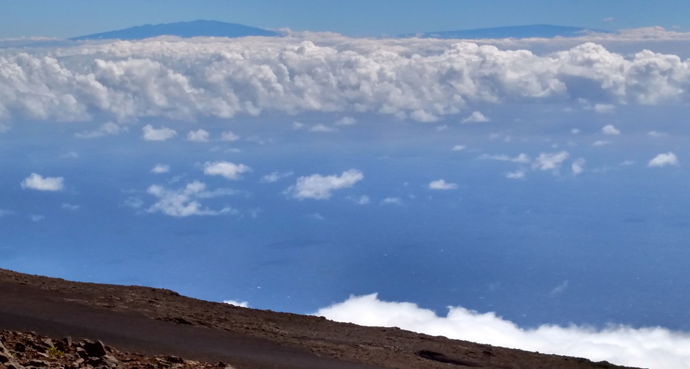 Mauna Kea and Mauna Loa on the Big Island